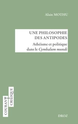 Une philosophie des Antipodes